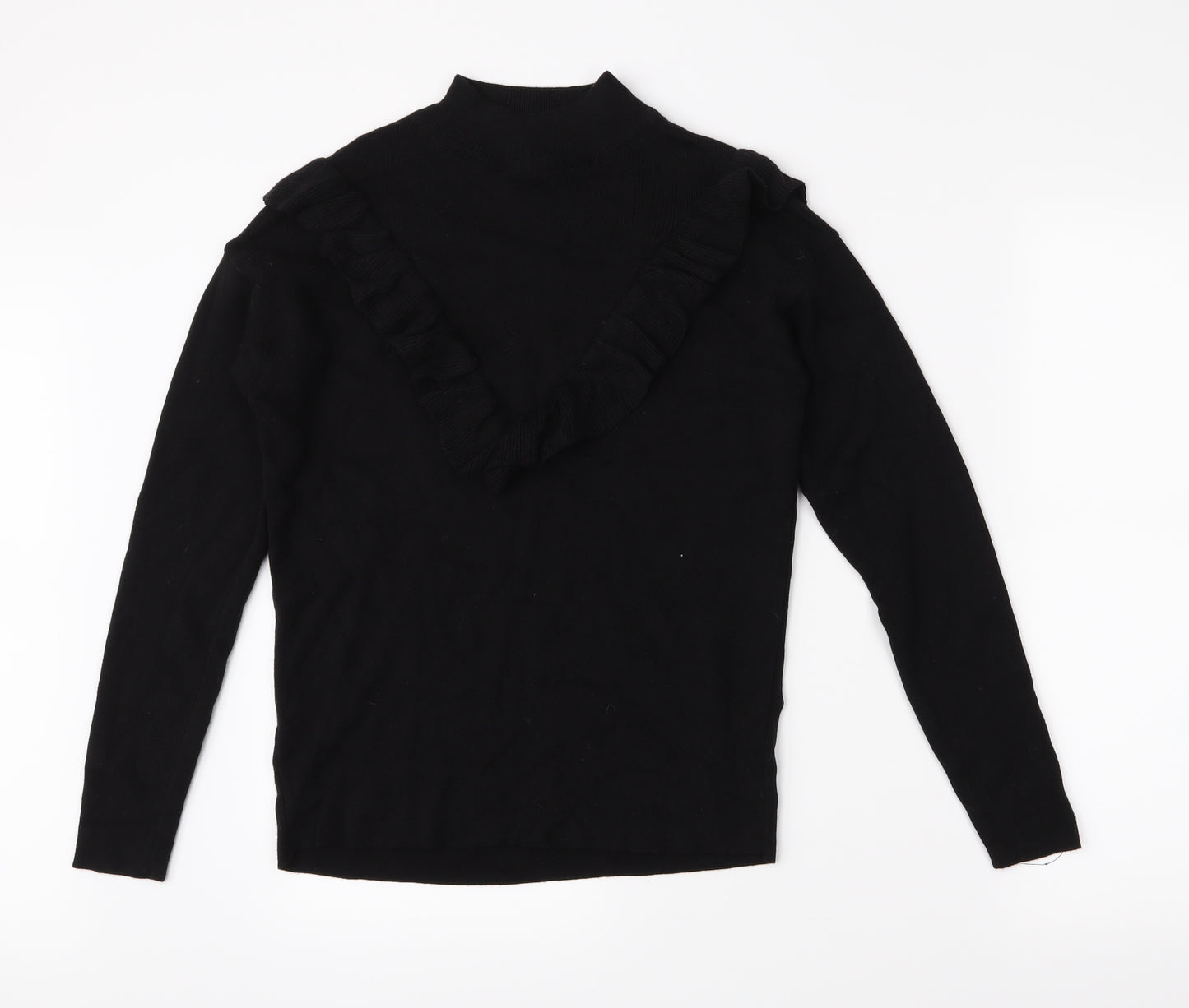 New Look Womens Black  Knit Pullover Jumper Size S