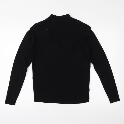 New Look Womens Black  Knit Pullover Jumper Size S