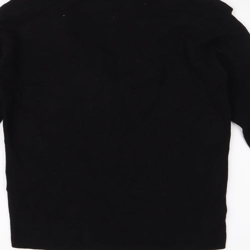 New Look Womens Black  Knit Pullover Jumper Size S