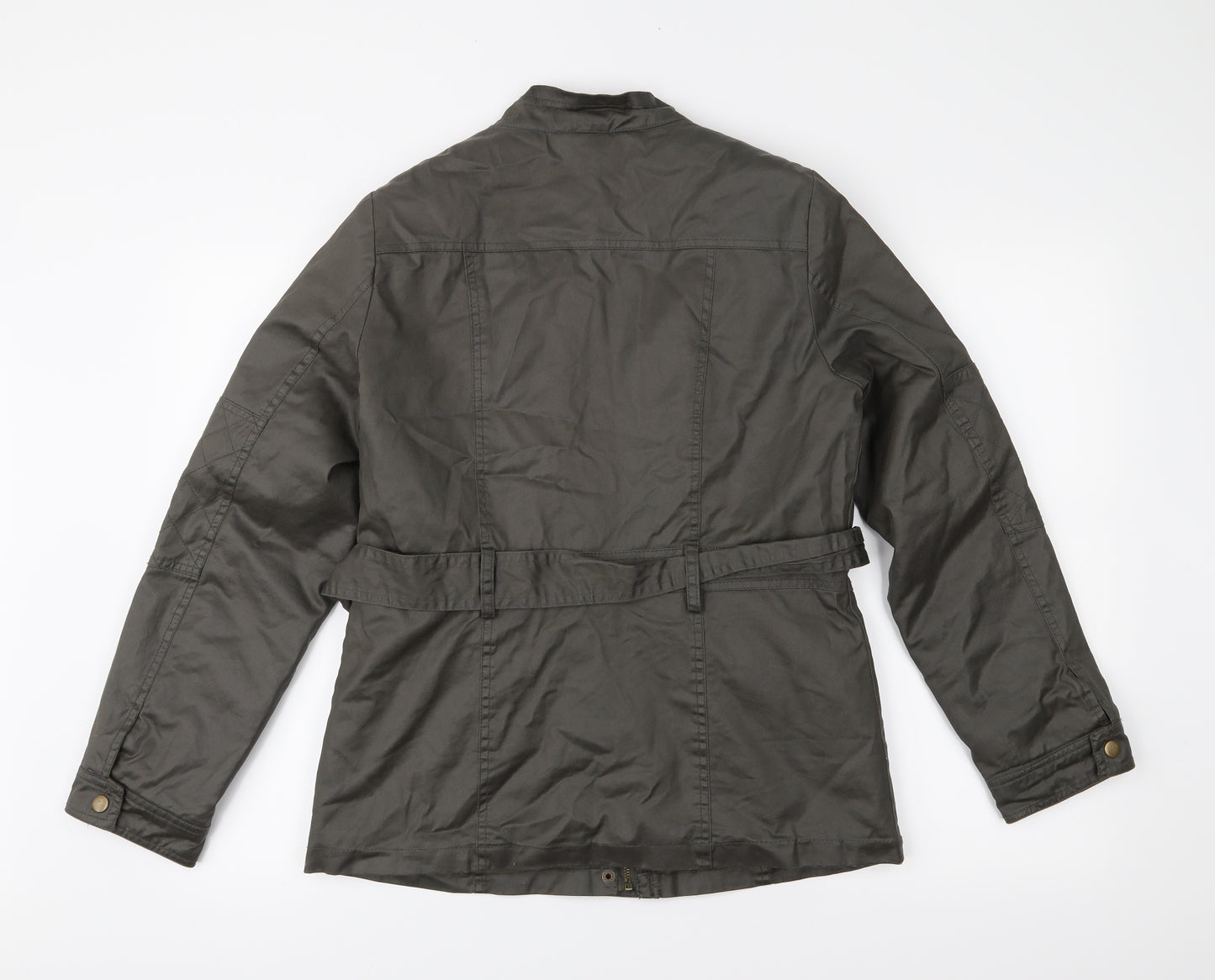 Denim & Co. Womens Green   Jacket Coat Size 12
