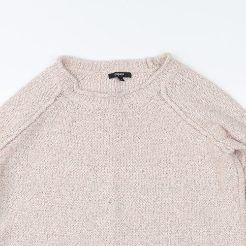 Papaya Womens Pink  Knit Pullover Jumper Size 8