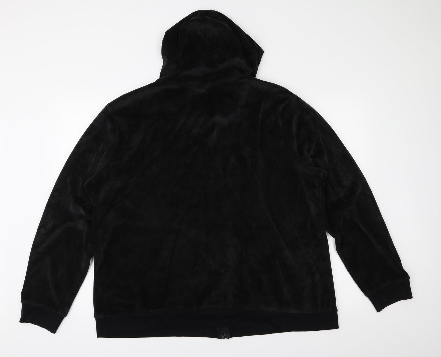 Label Be Womens Black  Velour Full Zip  Size 24