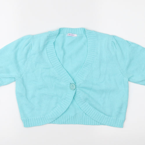 Damart Womens Blue  Knit Cardigan Jumper Size 10