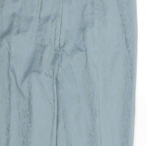 Taifun Womens Blue Floral  Trousers  Size 20 L27 in