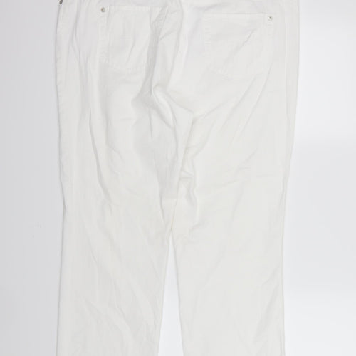 Gerry Weber Womens White   Trousers  Size 20 L28 in