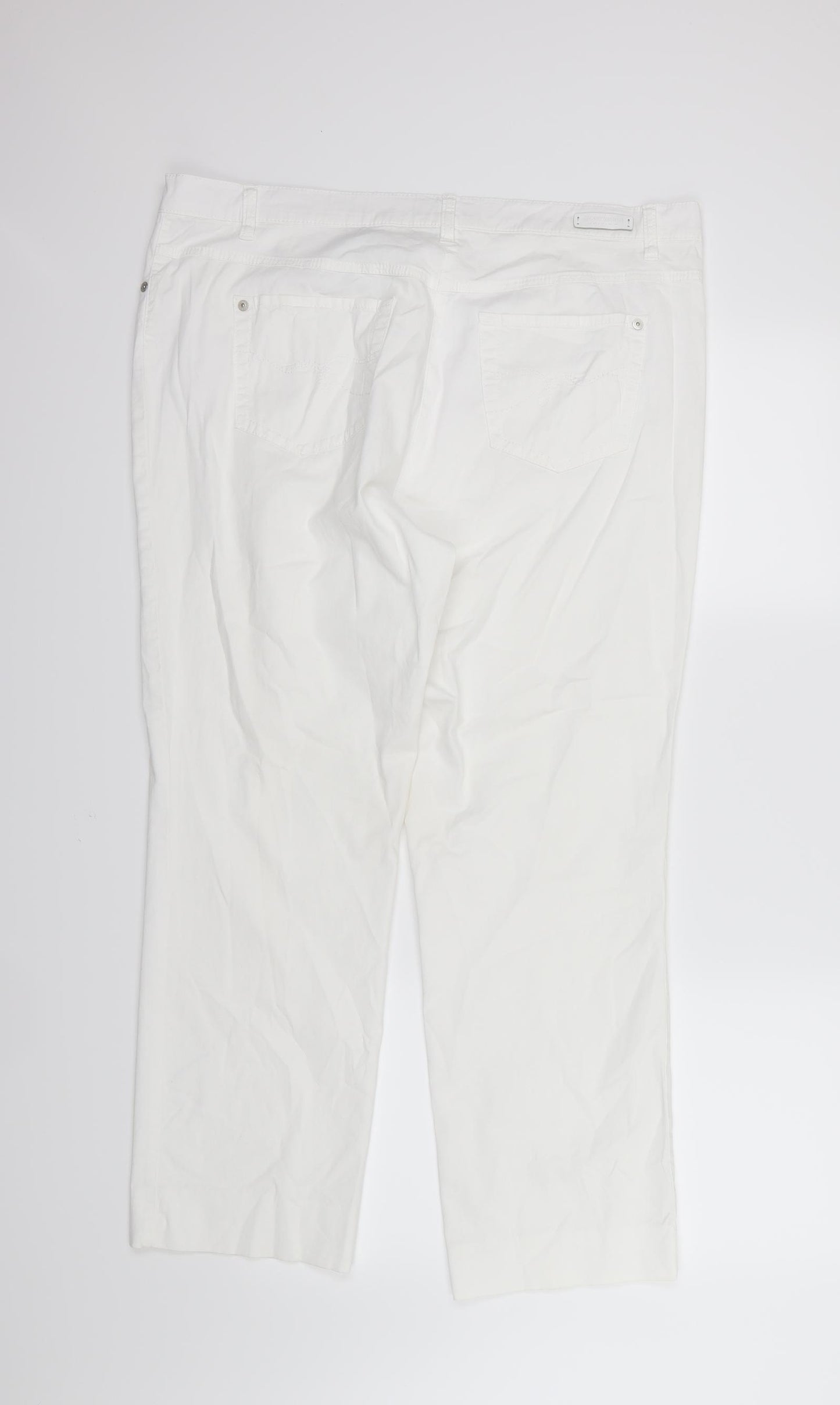 Gerry Weber Womens White   Trousers  Size 20 L28 in