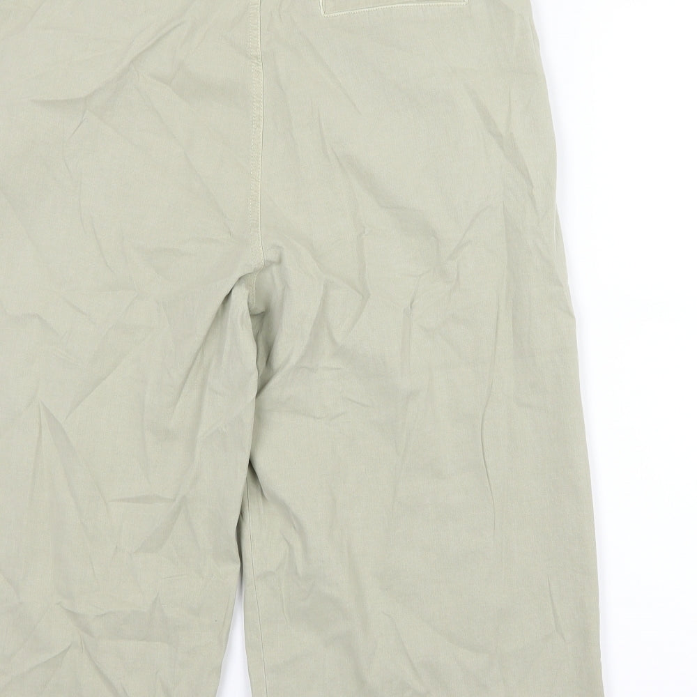 Zara Womens Green   Culotte Shorts Size 16