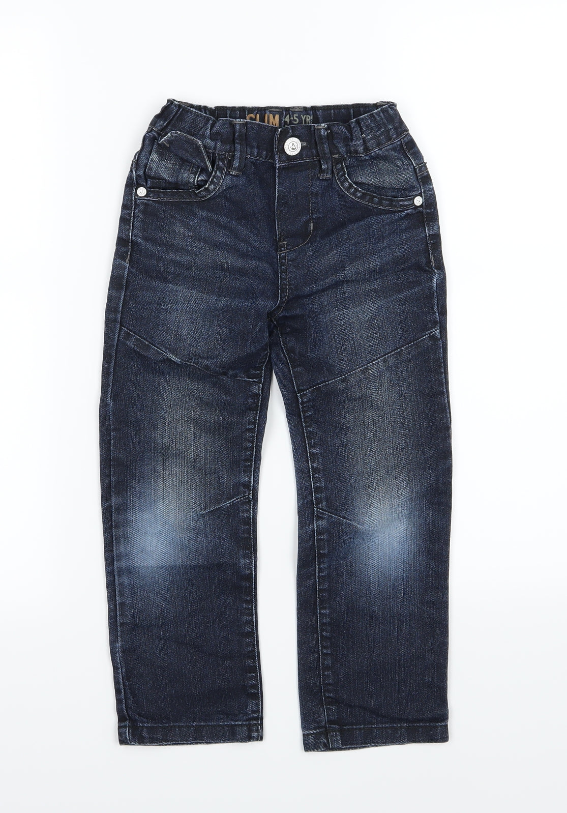 Denim & Co. Boys Blue  Denim Straight Jeans Size 4-5 Years