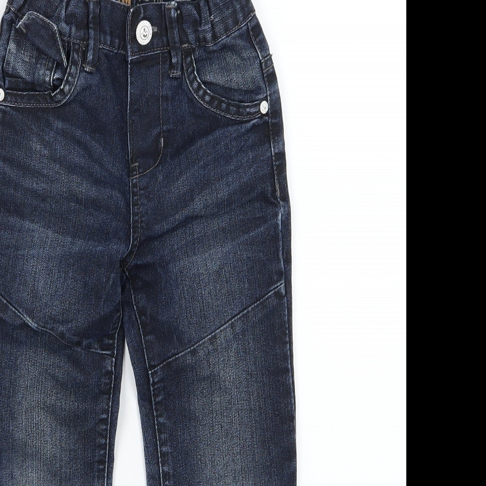 Denim & Co. Boys Blue  Denim Straight Jeans Size 4-5 Years