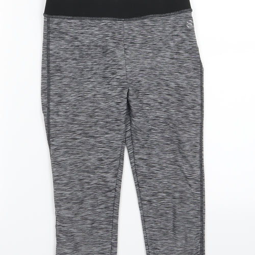 H&M Girls Grey   Compression Shorts Size 8-9 Years