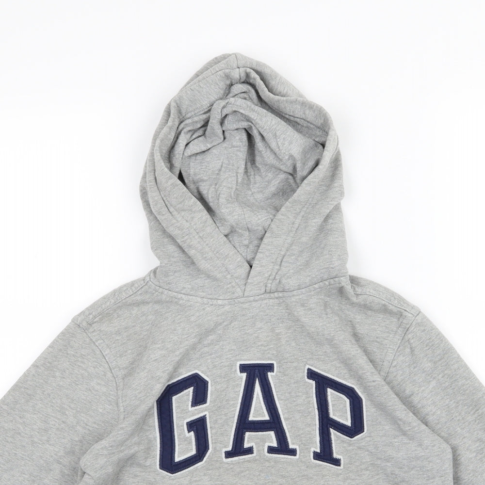 Gap Boys Grey  Jersey Pullover Hoodie Size 8-9 Years