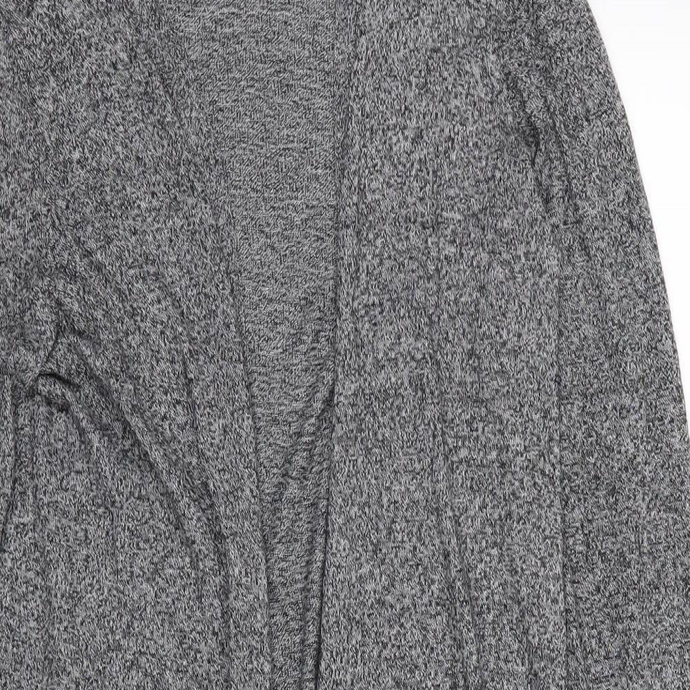 TU Womens Grey  Knit Cardigan Jumper Size 14