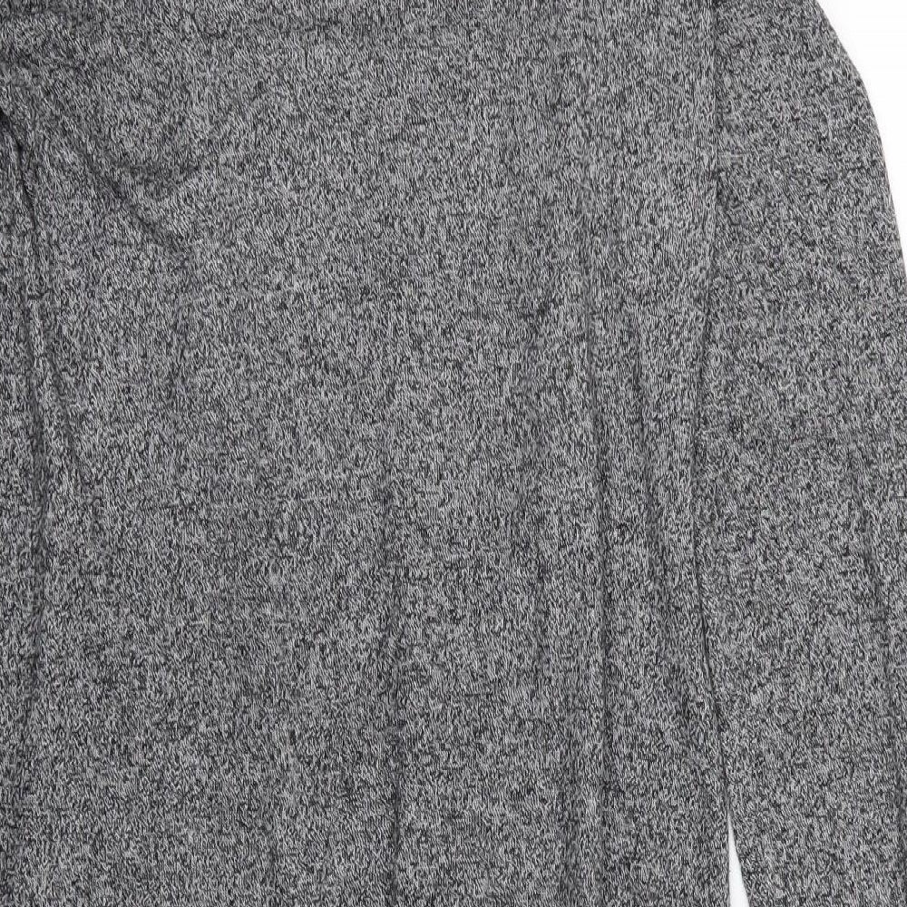 TU Womens Grey  Knit Cardigan Jumper Size 14
