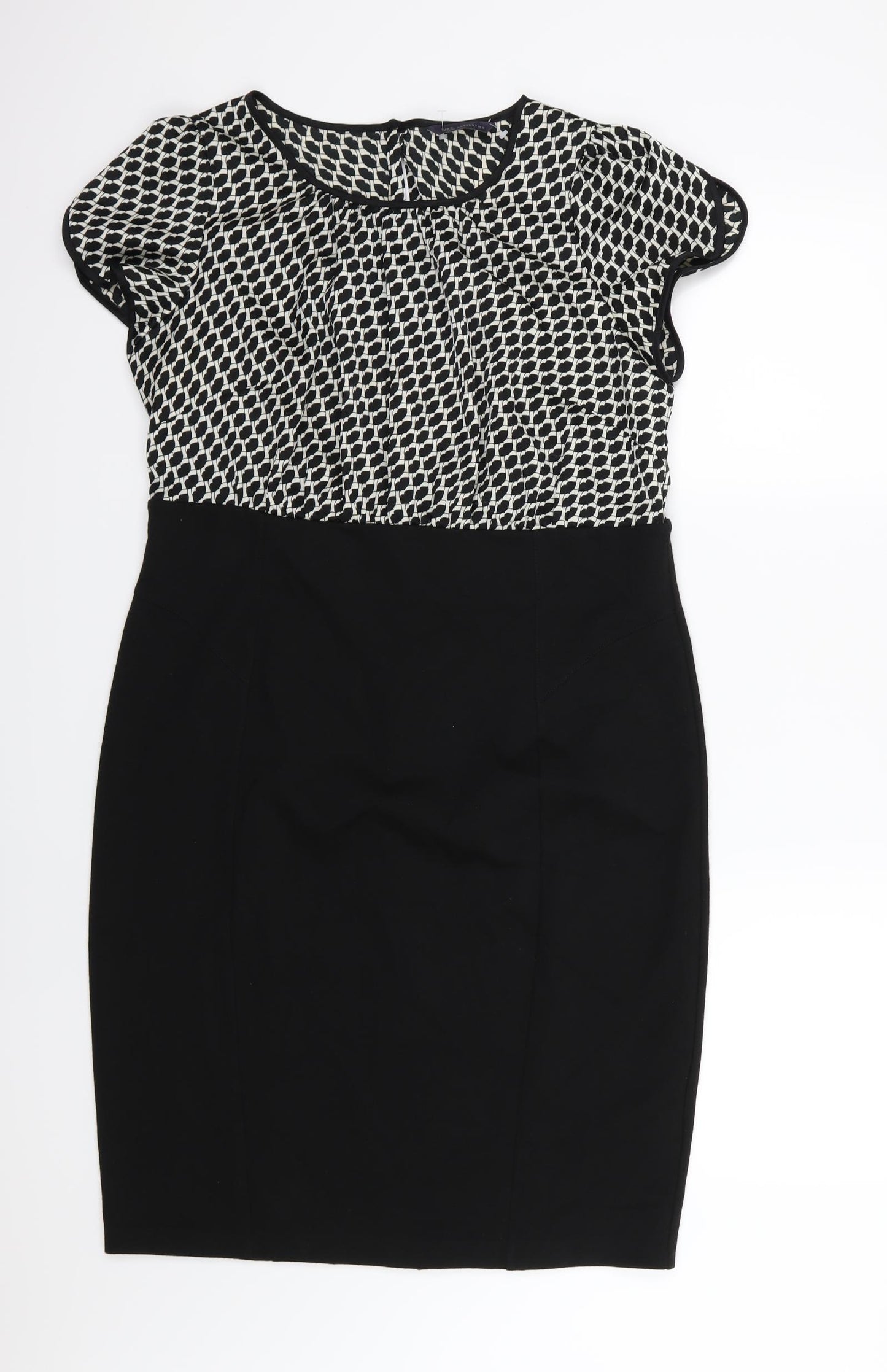 Marks and Spencer Womens Black   Pencil Dress  Size 16