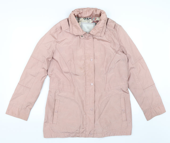 Lakeland Womens Pink Anorak Coat Size 14