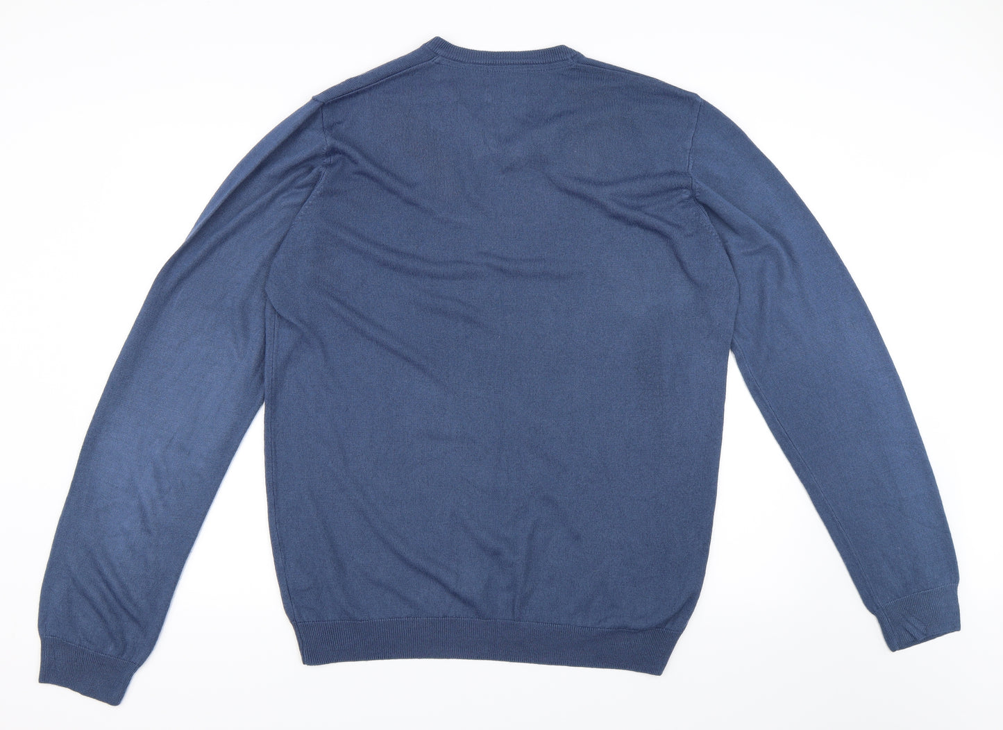 Marks & Spencer Mens Blue   Pullover Jumper Size L