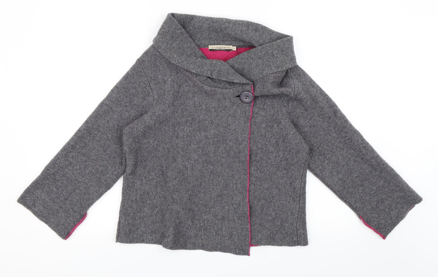 Chiaramente Womens Grey   Pullover Jumper Size S