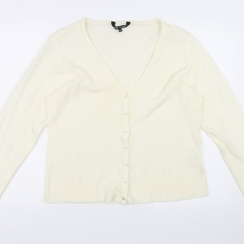 Key West Womens Ivory   Cardigan Jumper Size 18