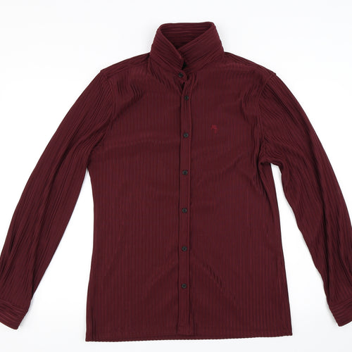 River Island Mens Purple    Button-Up Size M