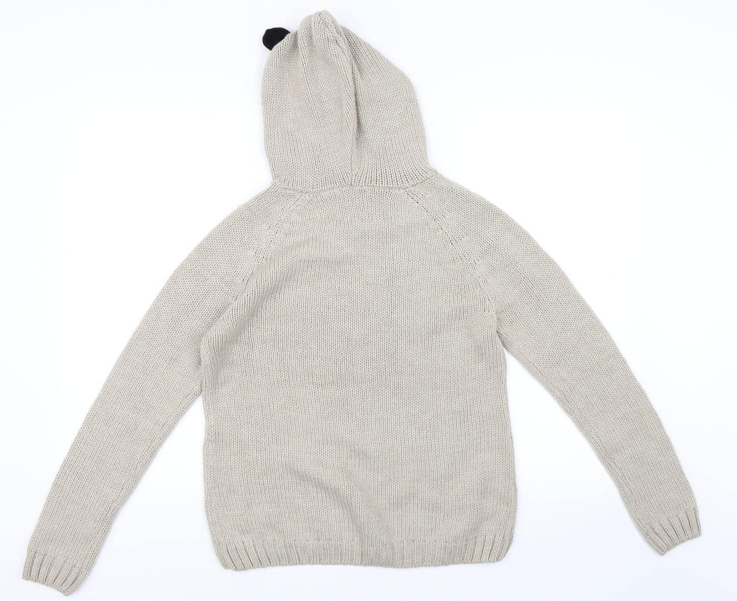 New Look Girls Beige   Pullover Jumper Size 12-13 Years  - Hooded ears