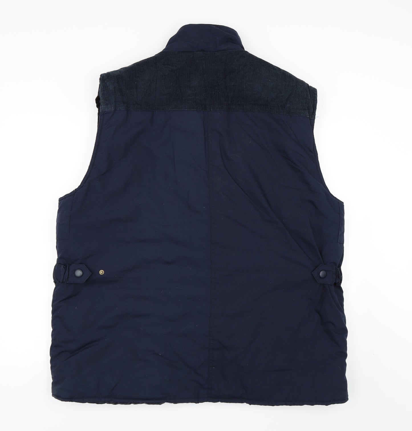 Oakum Mens Blue   Gilet Coat Size XL