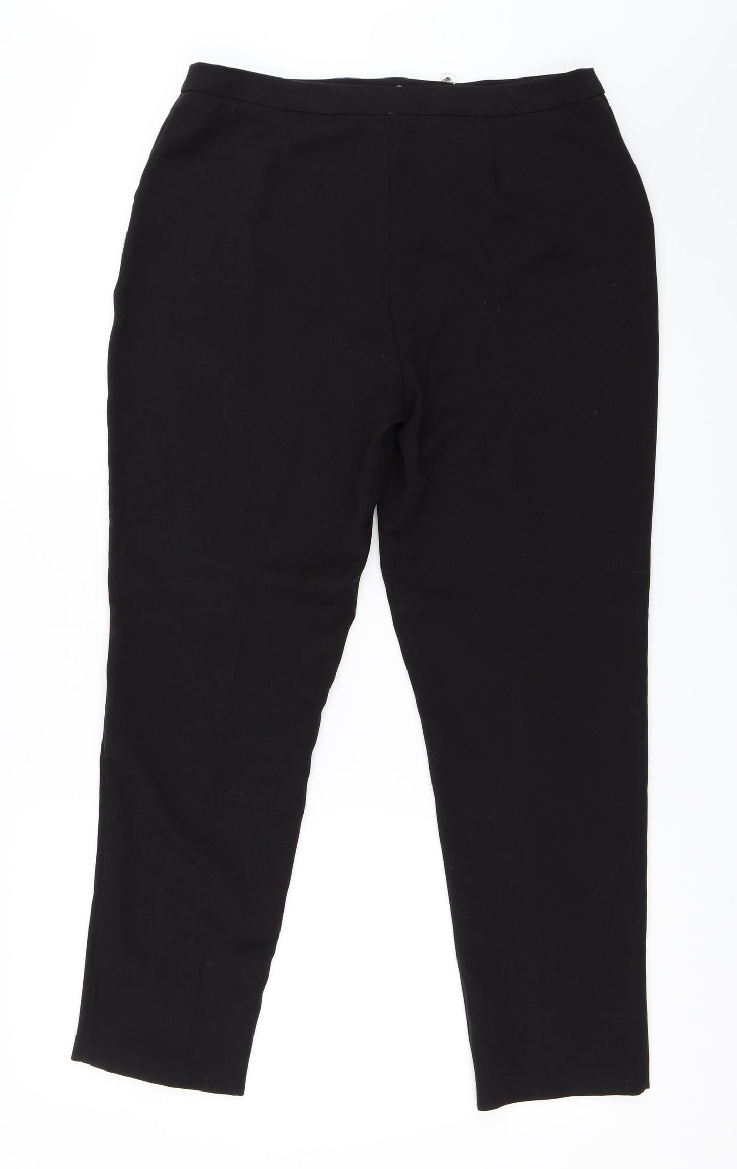 F&F Womens Black   Trousers  Size 10 L26.5 in