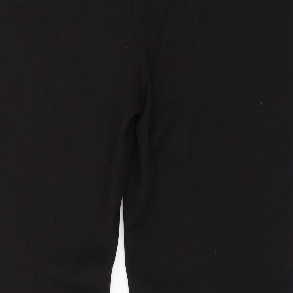 F&F Womens Black   Trousers  Size 10 L26.5 in