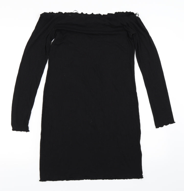H&M Womens Black   Bodycon  Size M