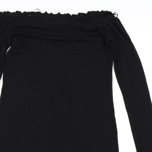 H&M Womens Black   Bodycon  Size M