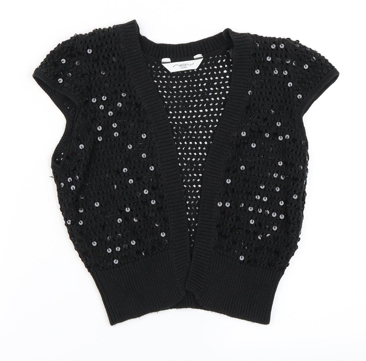 New Look Girls Black   Cardigan Jumper Size S