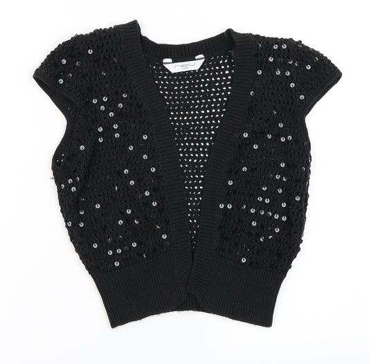 New Look Girls Black   Cardigan Jumper Size S