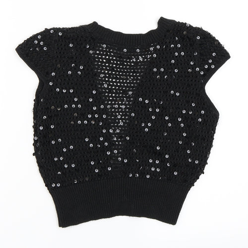 New Look Girls Black   Cardigan Jumper Size S