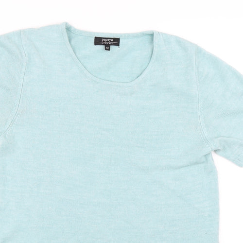 Papaya Womens Blue   Pullover Jumper Size 12