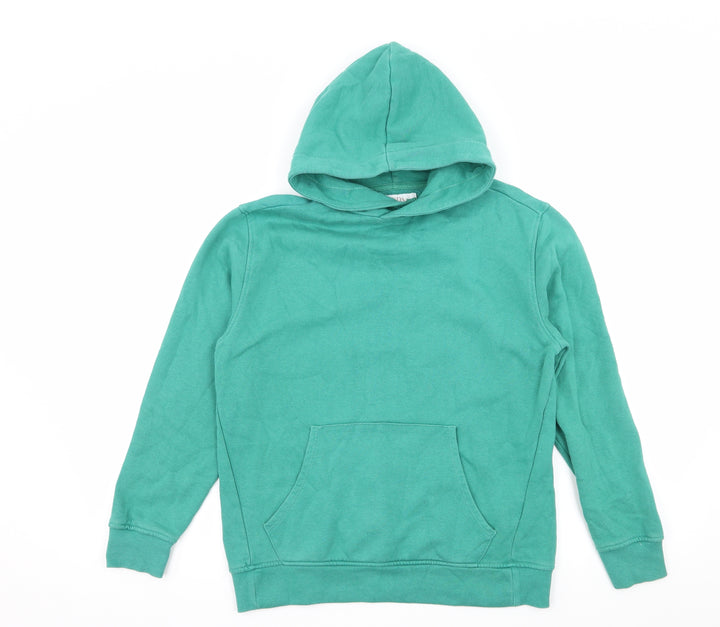 ara Boys Green Jersey Pullover Hoodie Size 11-12 Years