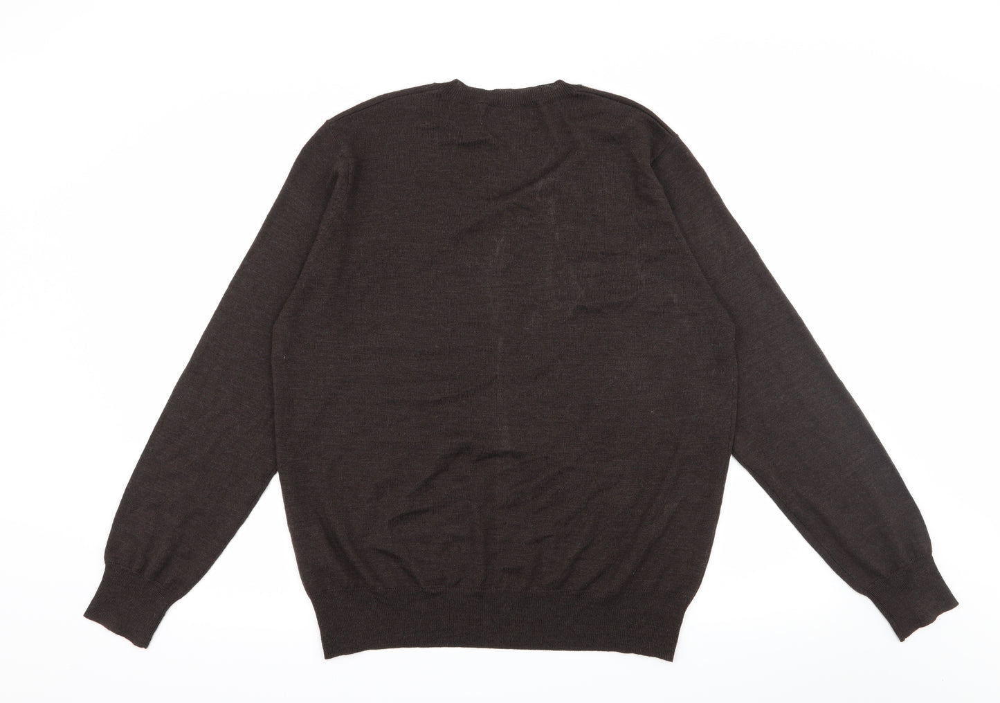 Burton Mens Brown  Knit Pullover Jumper Size XL