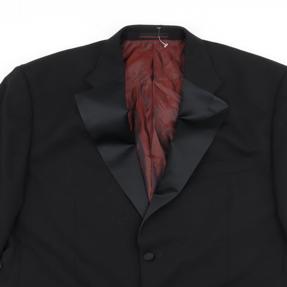 Greenwoods Mens Black   Jacket Suit Jacket Size XL