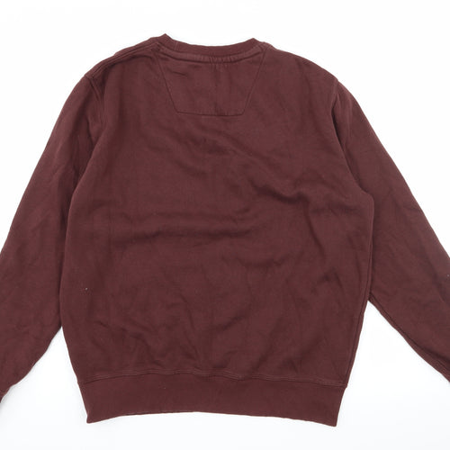 F&F Mens Brown  Jersey Pullover Sweatshirt Size M  - Iowa State