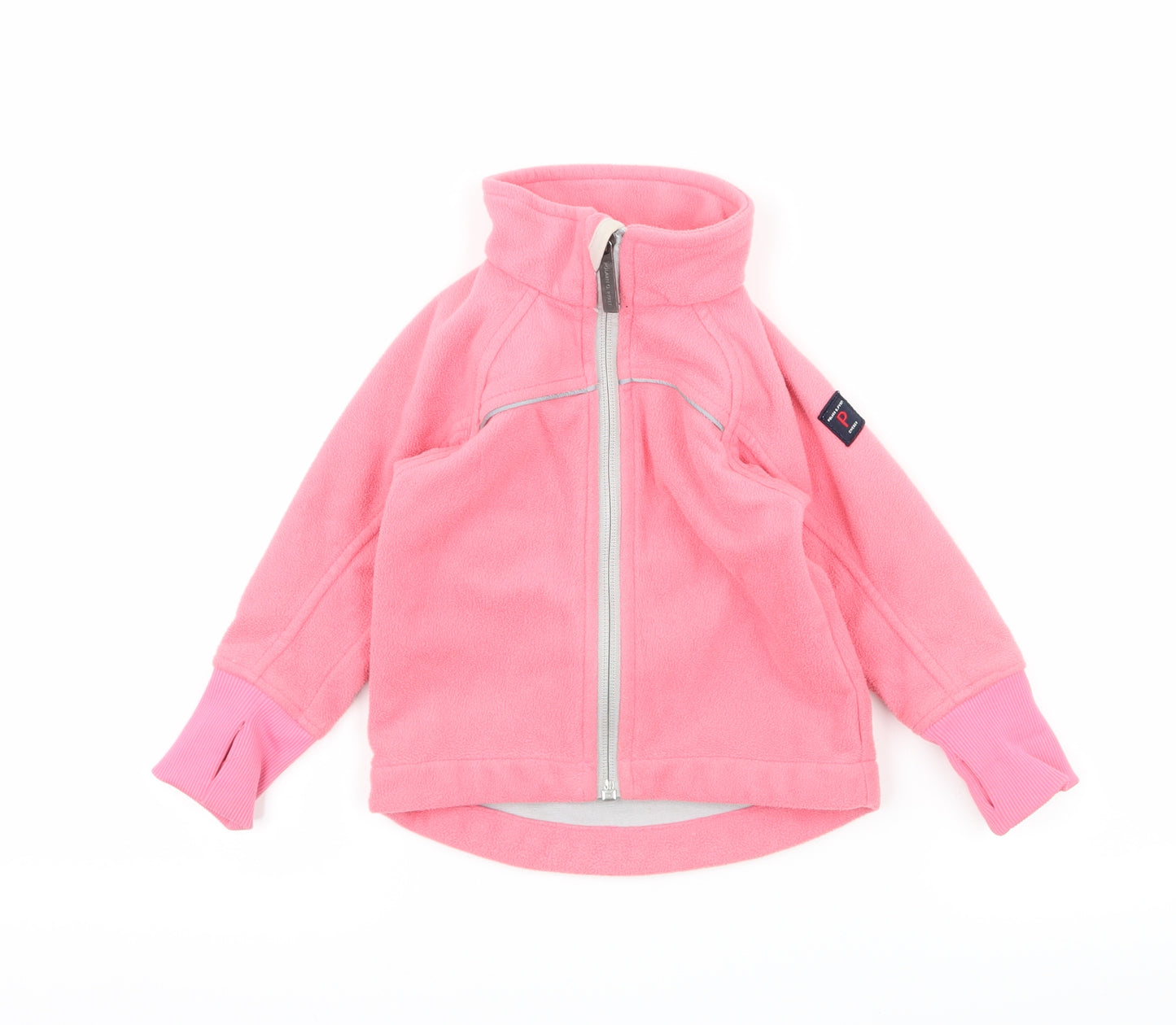 Polarn O. Pyret Girls Pink  Fleece Jacket  Size 6-9 Months