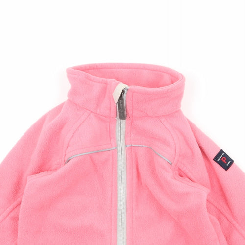 Polarn O. Pyret Girls Pink  Fleece Jacket  Size 6-9 Months