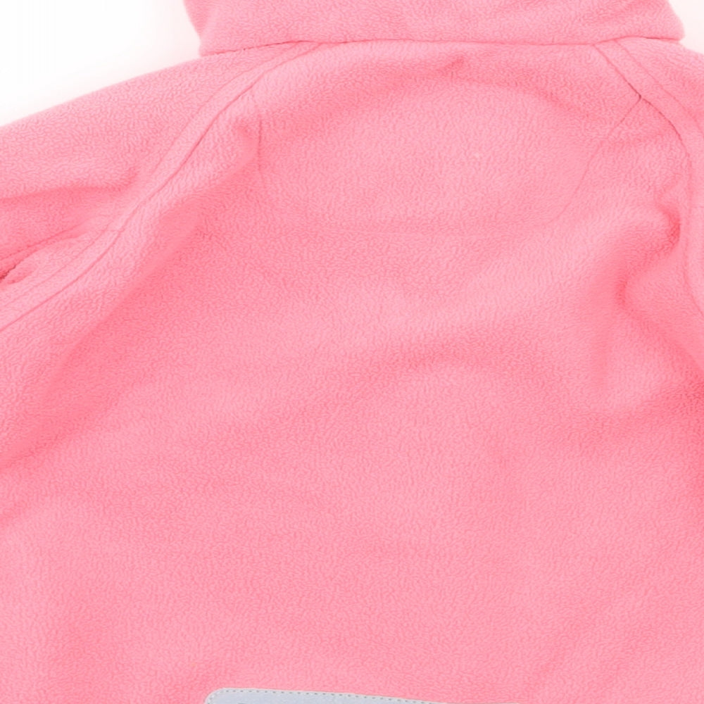 Polarn O. Pyret Girls Pink  Fleece Jacket  Size 6-9 Months