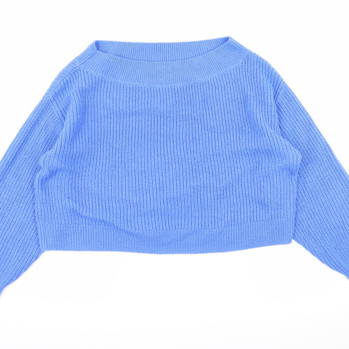 Gina Tricot Womens Blue  Knit Pullover Jumper Size L