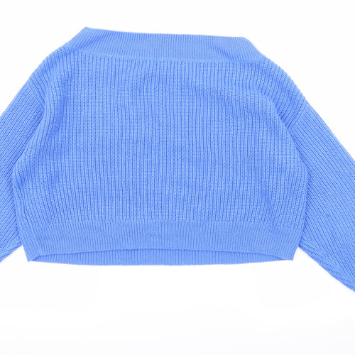 Gina Tricot Womens Blue  Knit Pullover Jumper Size L