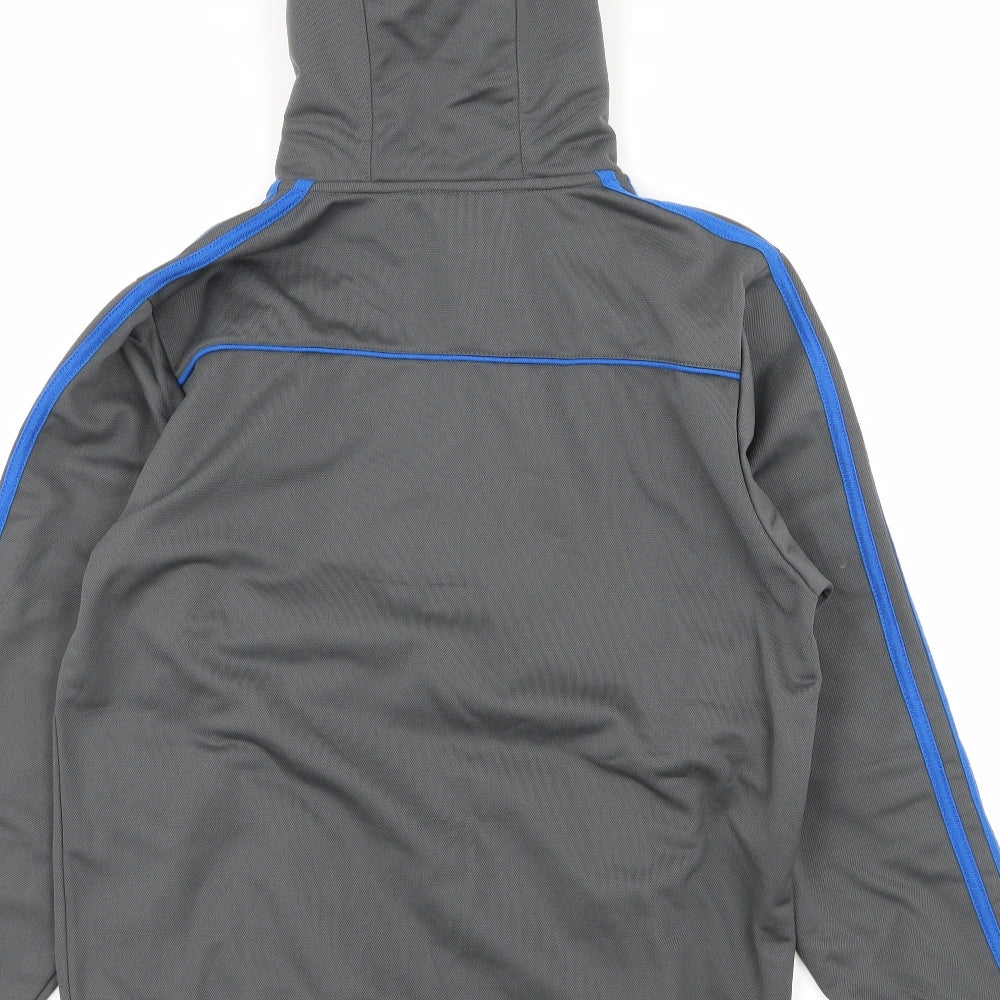 Lonsdale Boys Grey  Jersey Full Zip Hoodie Size 11-12 Years