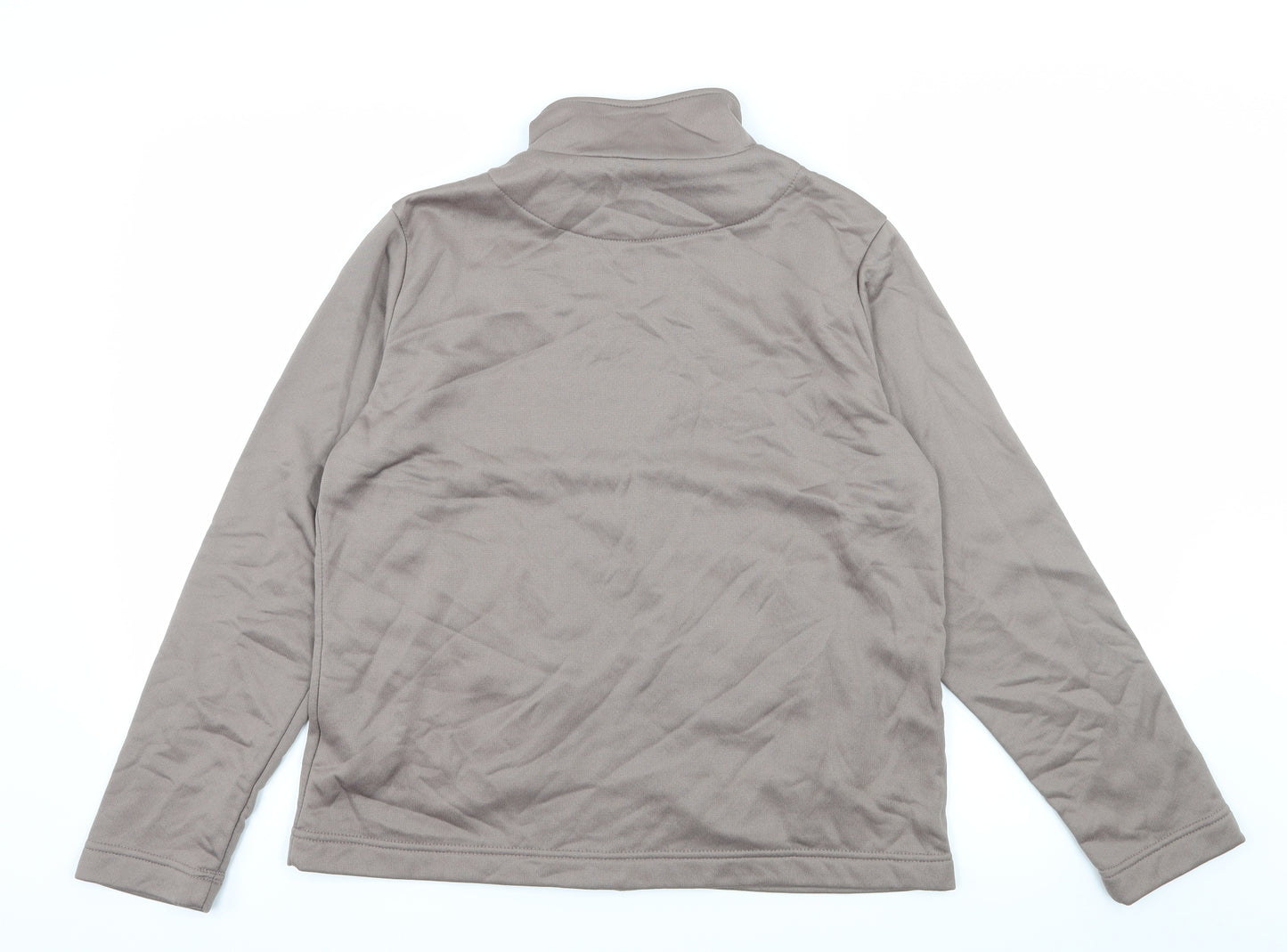 Damart Womens Brown  Jersey Full Zip Sweatshirt Size 10  - Rose