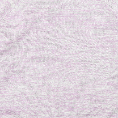 Preworn Womens Purple  Knit Pullover Jumper Size 14