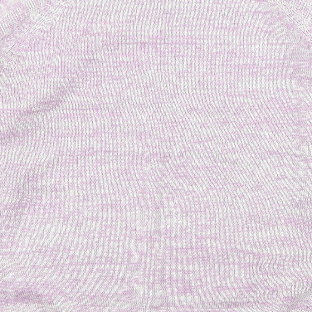 Preworn Womens Purple  Knit Pullover Jumper Size 14