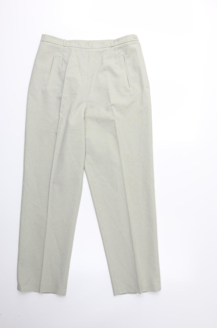 Berkertex Womens Green Trousers Size 16 L28 in