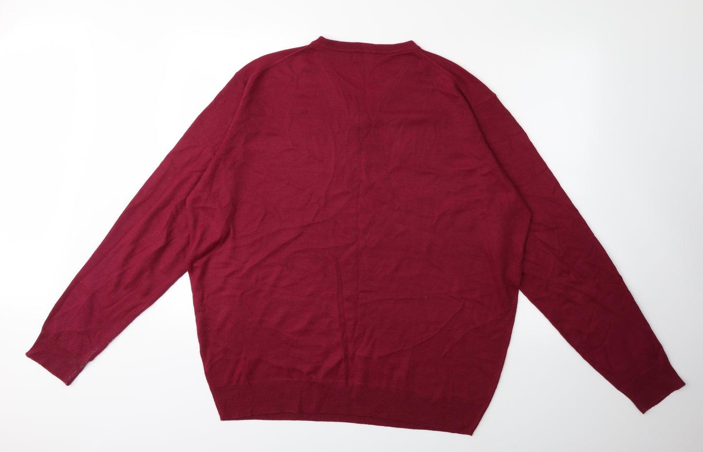 James Pringle Mens Pink  Knit Pullover Jumper Size 2XL