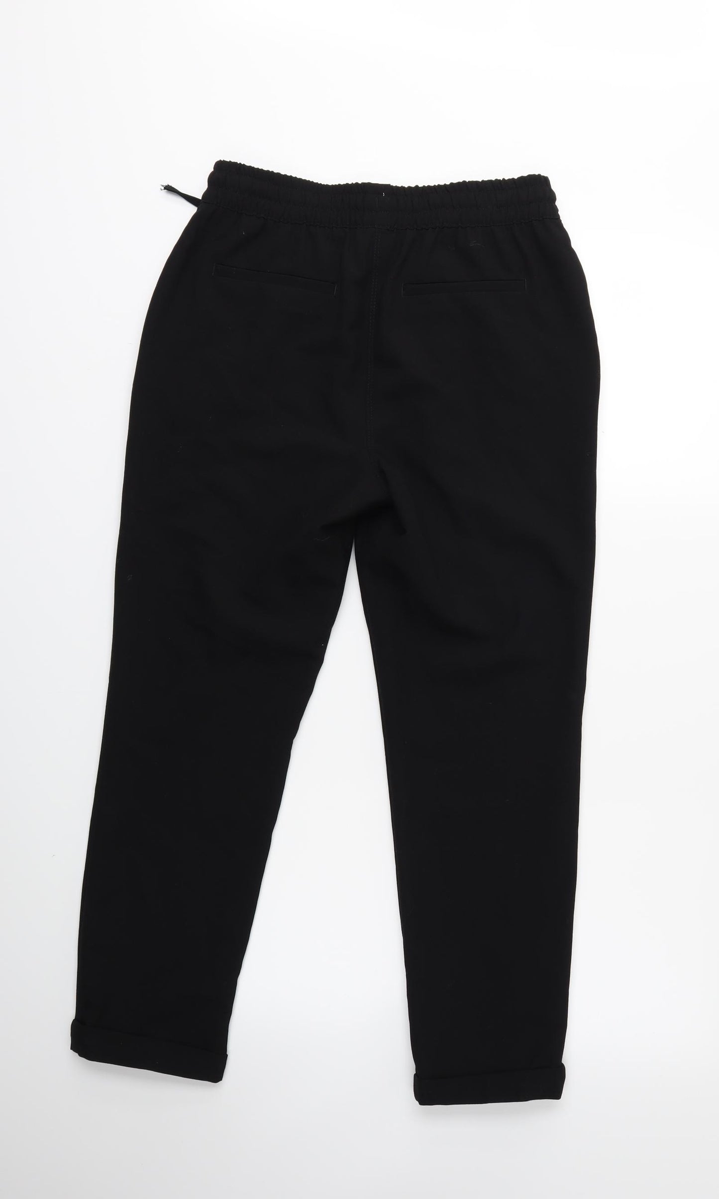 NEXT Womens Black   Trousers  Size 10 L25 in