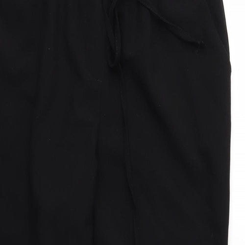 NEXT Womens Black   Trousers  Size 10 L25 in